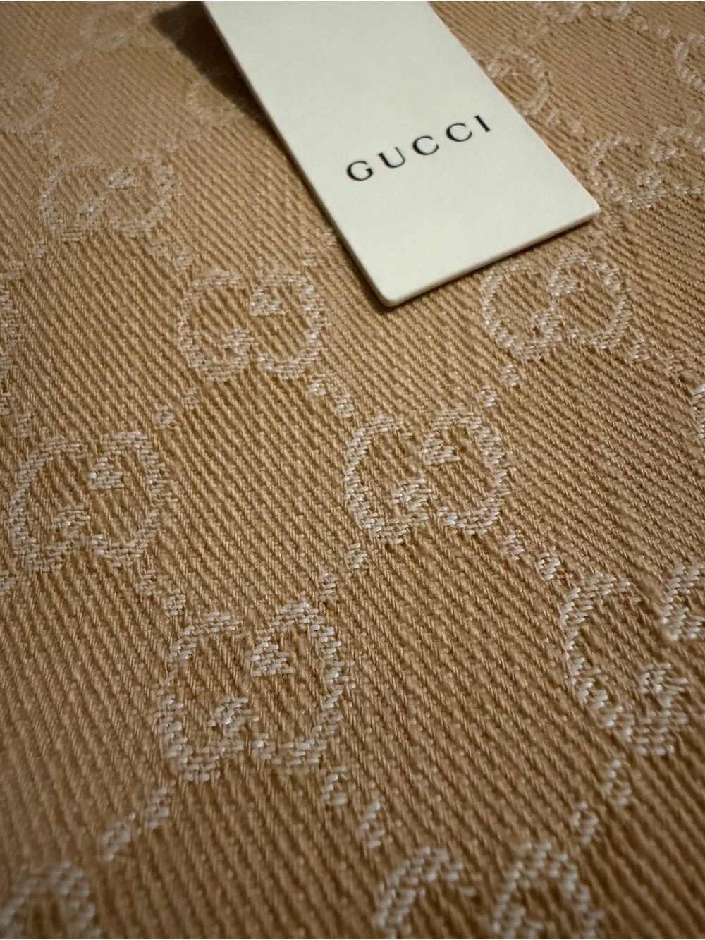 GUCCI DENIM OPHIDIA MEDIUM TOTE BAG NWT - Picture 4 of 15
